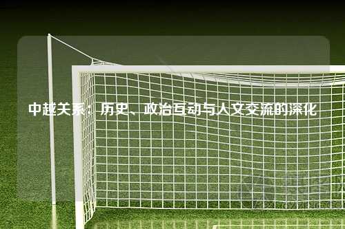 中越关系：历史、政治互动与人文交流的深化